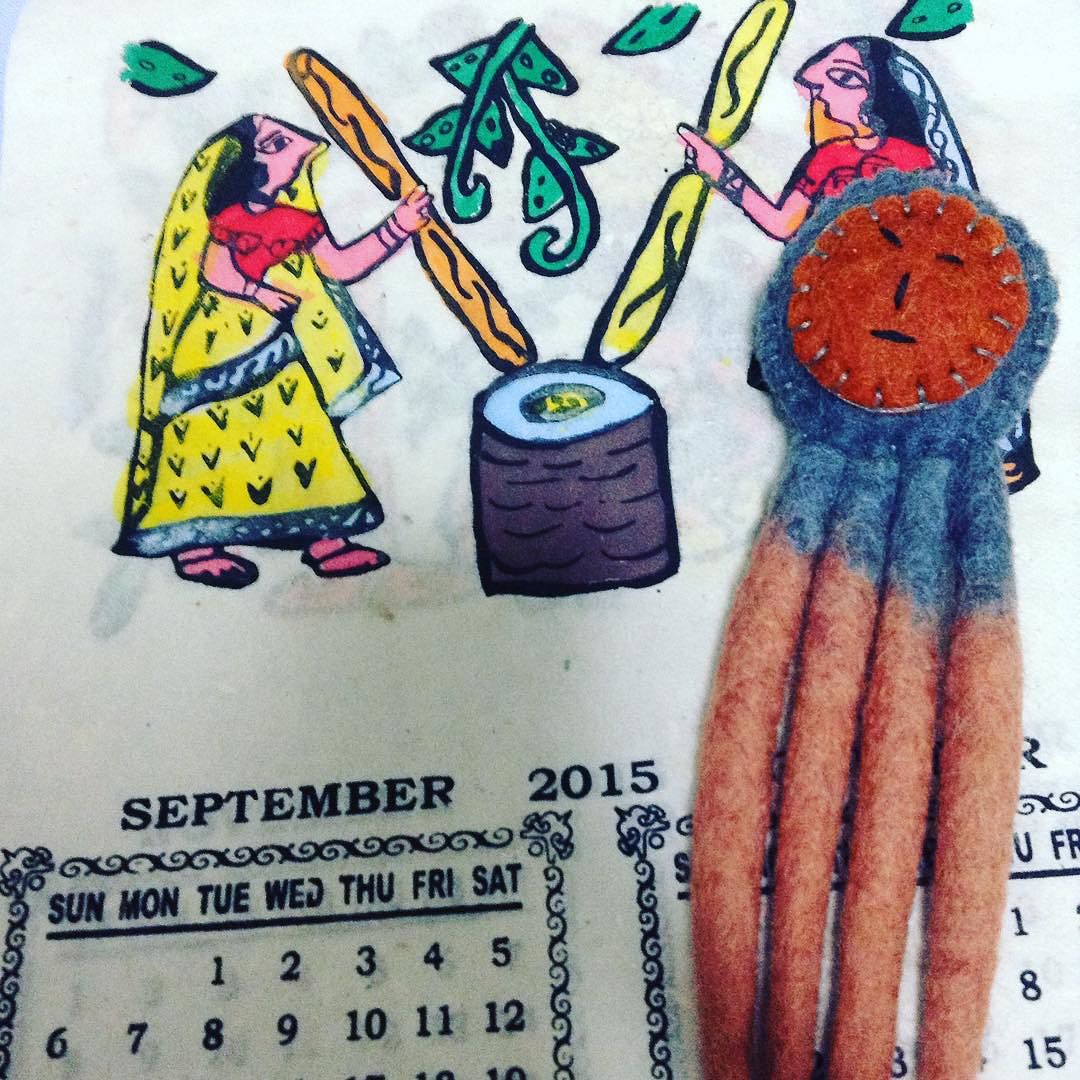 9月12日 ネパールのナマステさんとカレンダー ネパールの人は紙をクチャクチャにするらしい From Instagram ちゃあいブログ