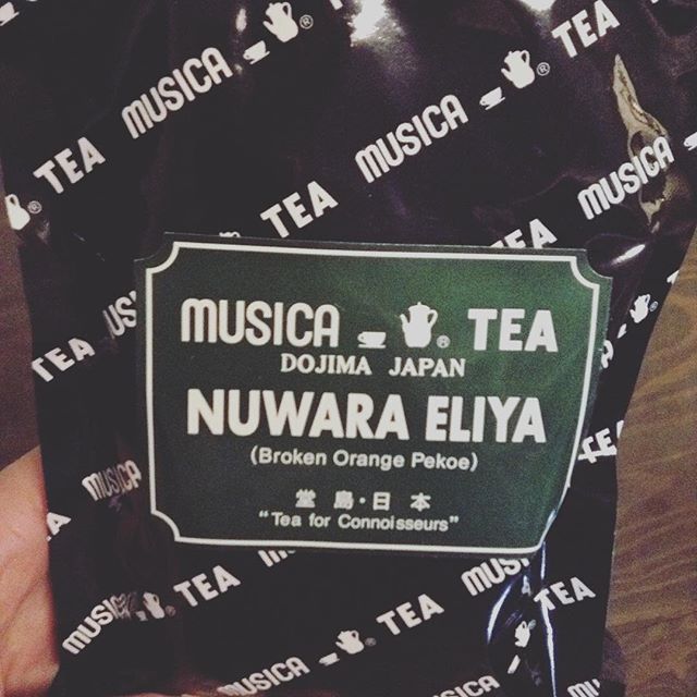 久々にコレを淹れる。どきどき。 #ムジカティー #ヌワラエリヤ (Instagram)