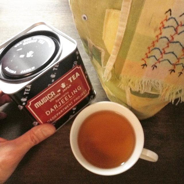 紅茶がね、香りよく入ると嬉しいよね。 #teatime  #ダージリン #紅茶 (Instagram)