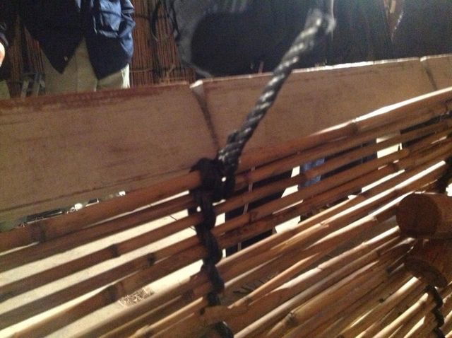 [13]最後は男結びで止めます。