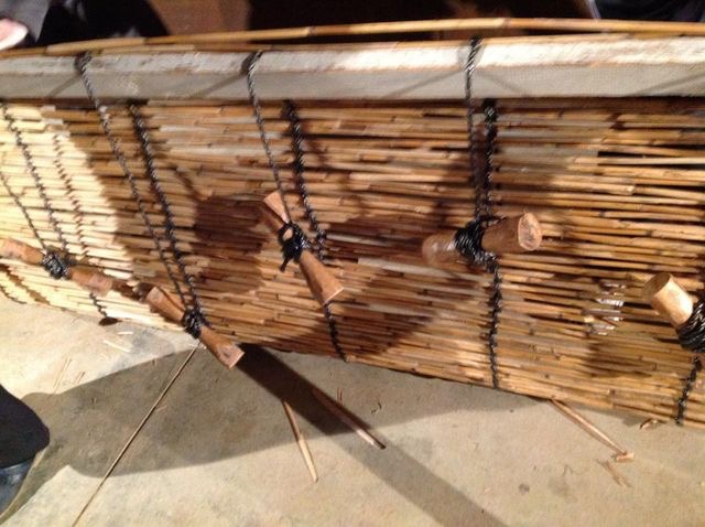 [11]自分たちでやることになって、懸命に編みました。 気がつくと、こんなに長くなりました！！