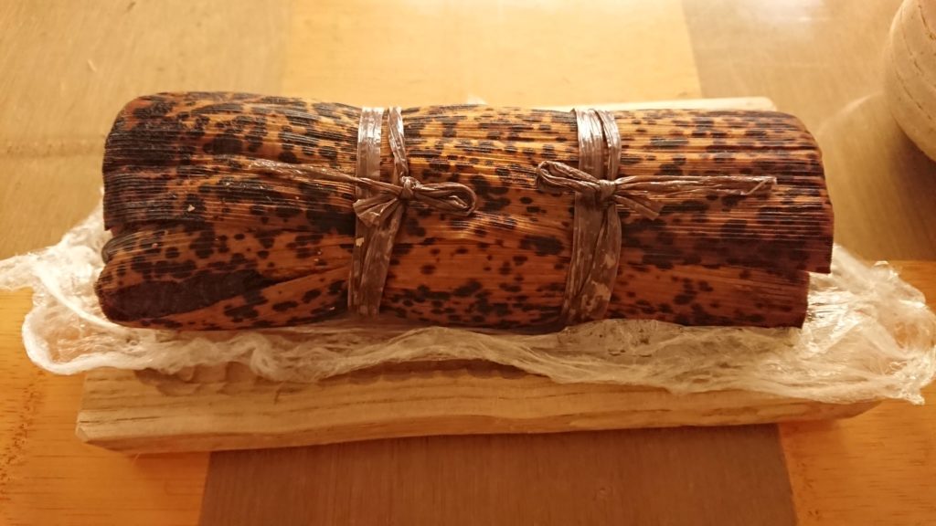 あく巻き、竹の皮の全貌がつかめました。